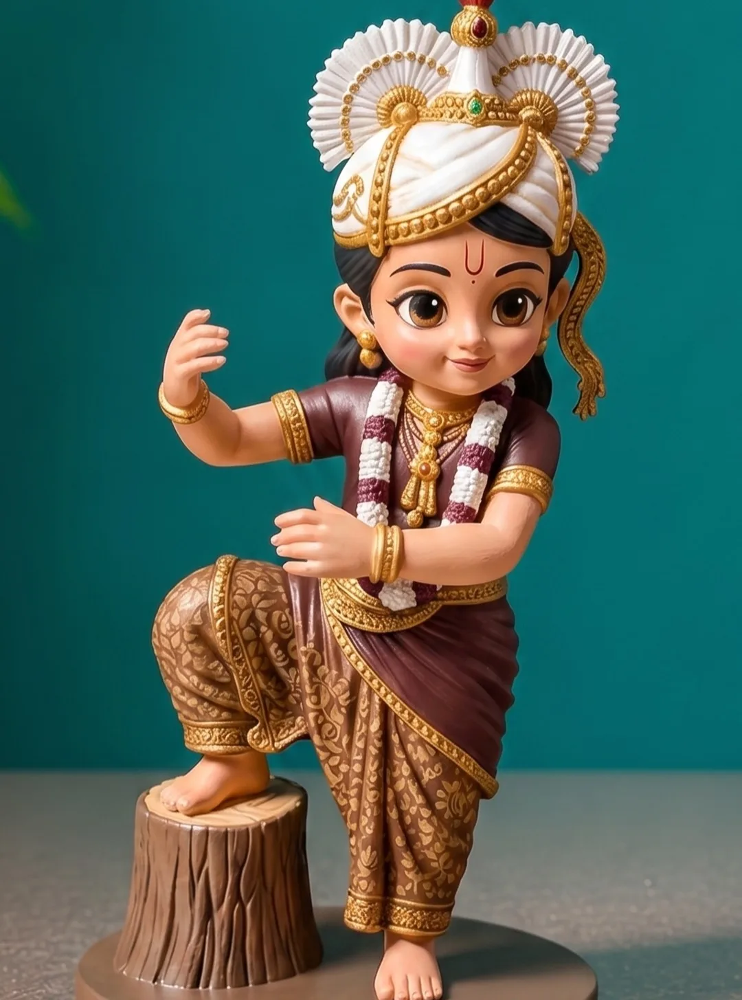 Custom figurine in traditional attire